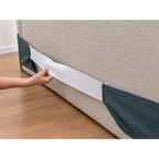 Teal · Stretch-Fit Bed Frame Cover
