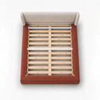 Terracotta · Stretch-Fit Bed Frame Cover