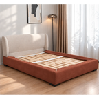 Terracotta · Stretch-Fit Bed Frame Cover