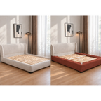 Terracotta · Stretch-Fit Bed Frame Cover