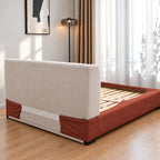 Terracotta · Stretch-Fit Bed Frame Cover