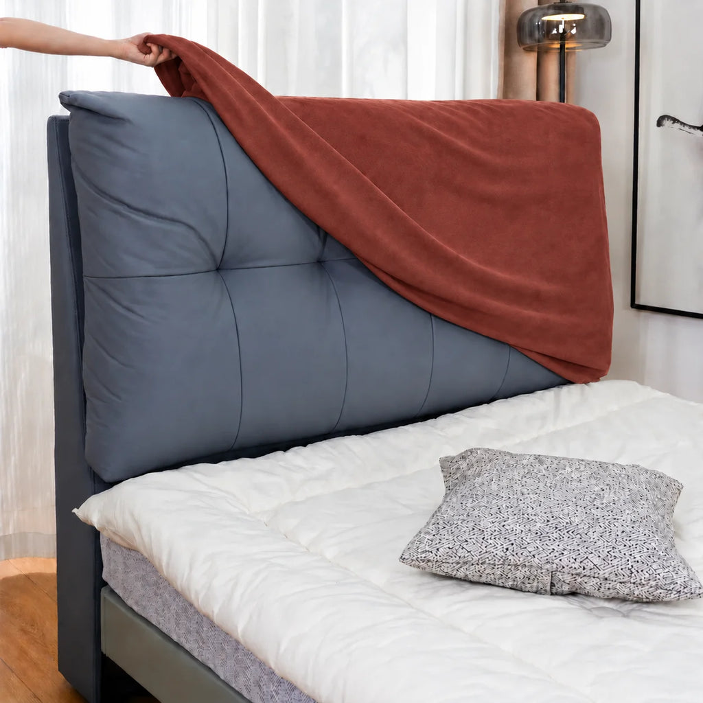 Terracotta · Stretch-Fit Bed Headboard Cover