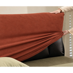 Terracotta · Stretch-Fit Bed Headboard Cover