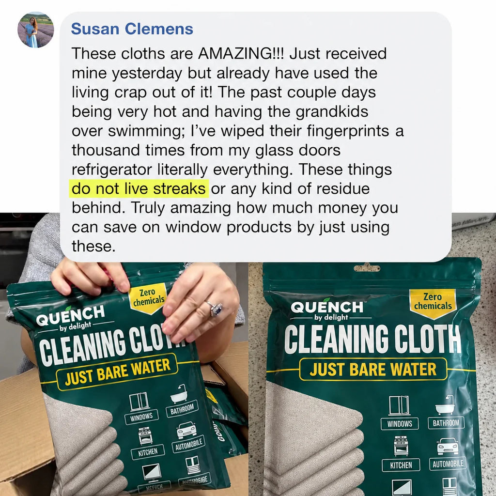 The QUENCH Cleaning Cloth