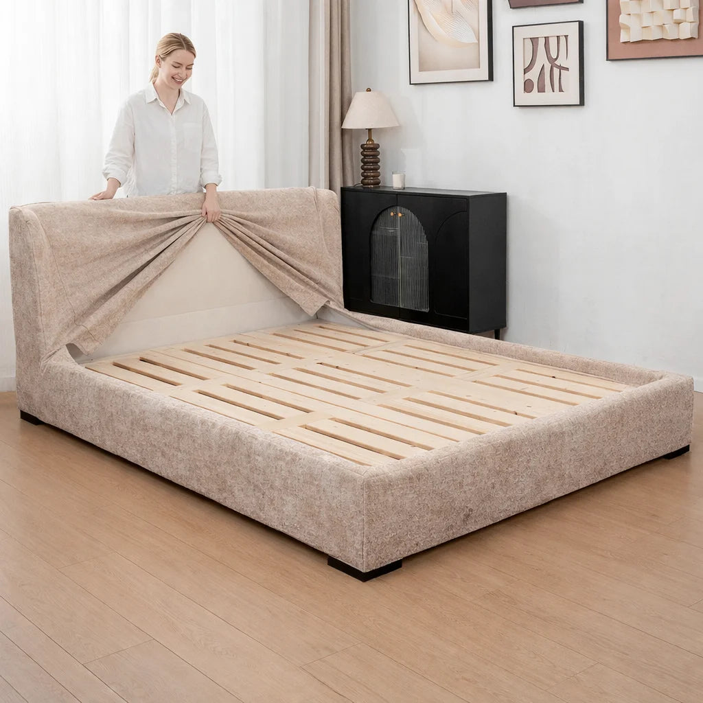 Toasted Almond WX818 - 04 | Bed Frame Cover