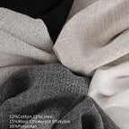 Pure Linen-Cotton Tori - 01 | Off-White