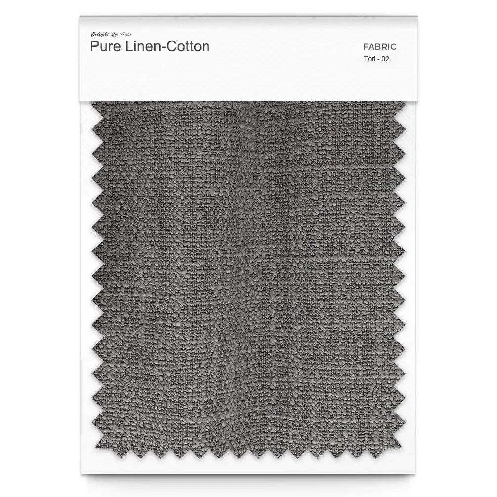 Pure Linen-Cotton Tori - 02 | Gray