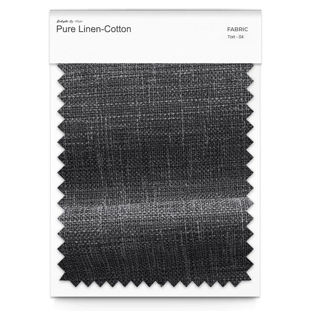 Pure Linen-Cotton Tori - 04 | Dark Gray