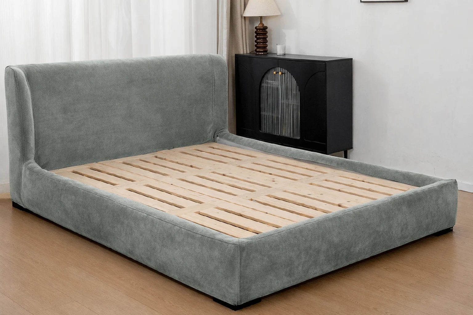 Urban Taupe Luna - 10 | Bed Frame Cover