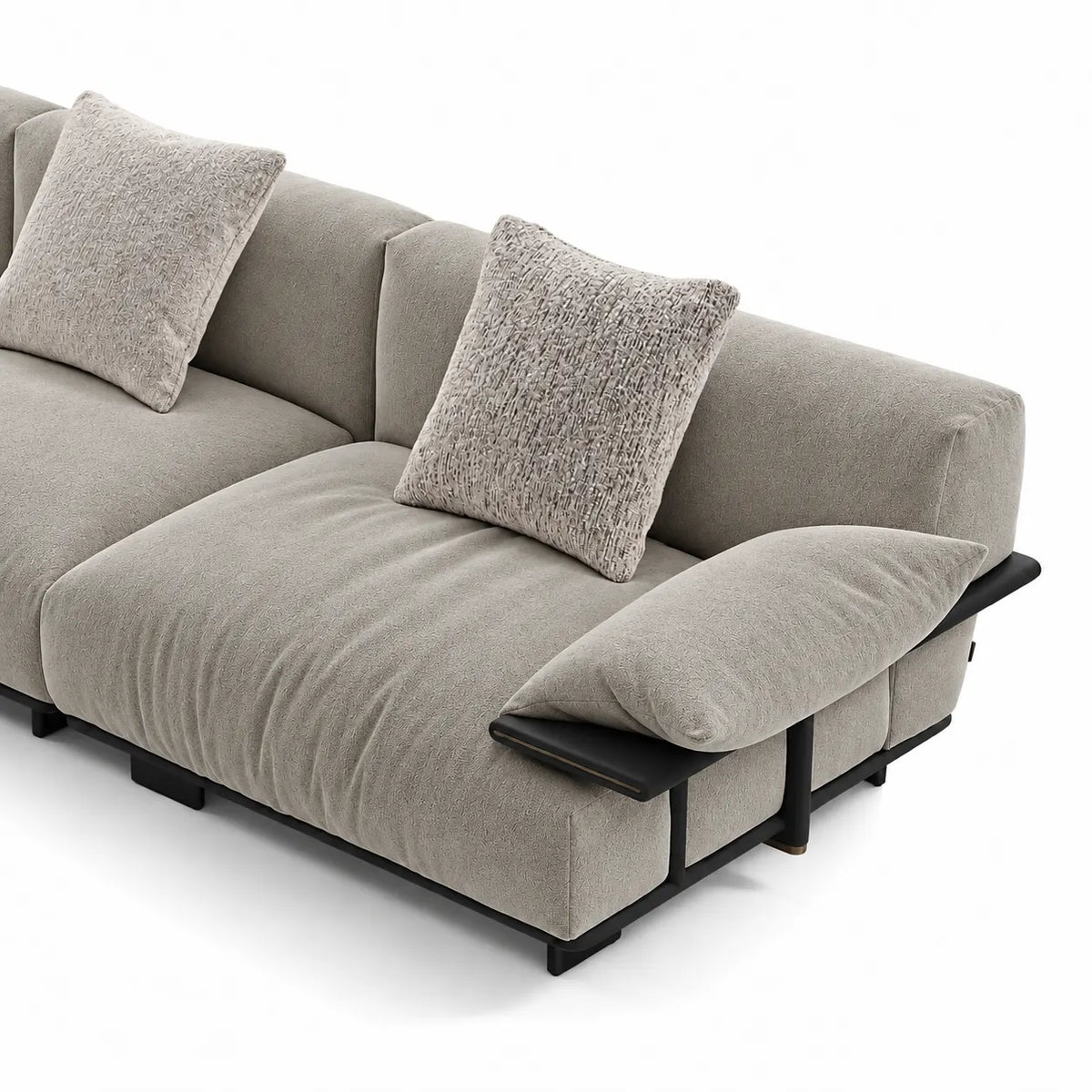 Custom Sofa Slipcover — Luna · Urban Taupe