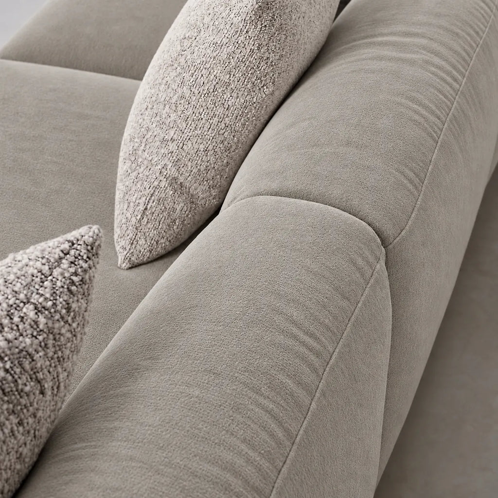 Custom Sofa Slipcover — Luna · Urban Taupe