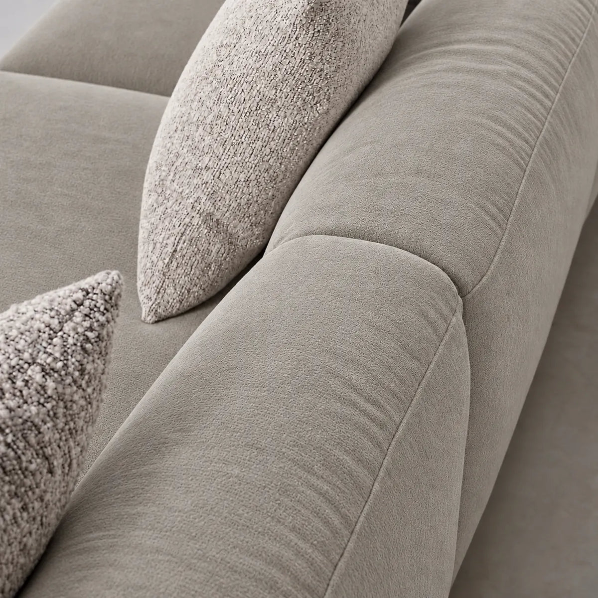 Custom Sofa Slipcover — Luna · Urban Taupe