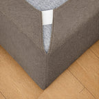 Velour Latte ML 625 - 09 | Bed Frame Cover