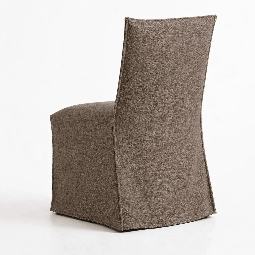 Cama de plataforma tapizada + funda para cabecero | Elara Flax 