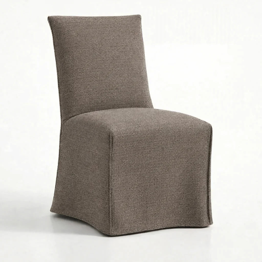 Cama de plataforma tapizada + funda para cabecero | Elara Flax 