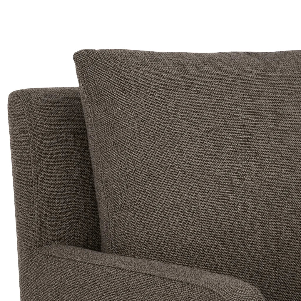 Cama de plataforma tapizada + funda para cabecero | Elara Flax 