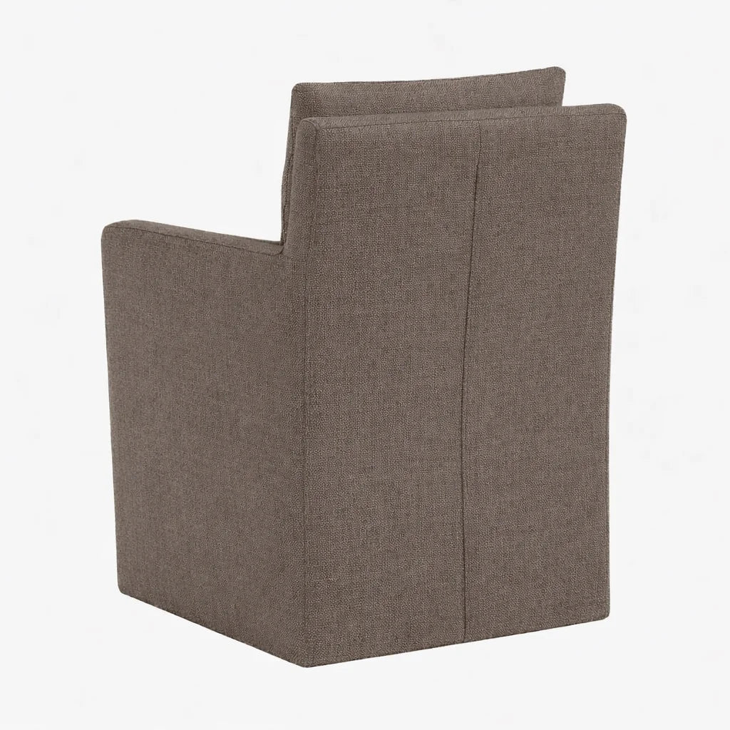 Cama de plataforma tapizada + funda para cabecero | Elara Flax 