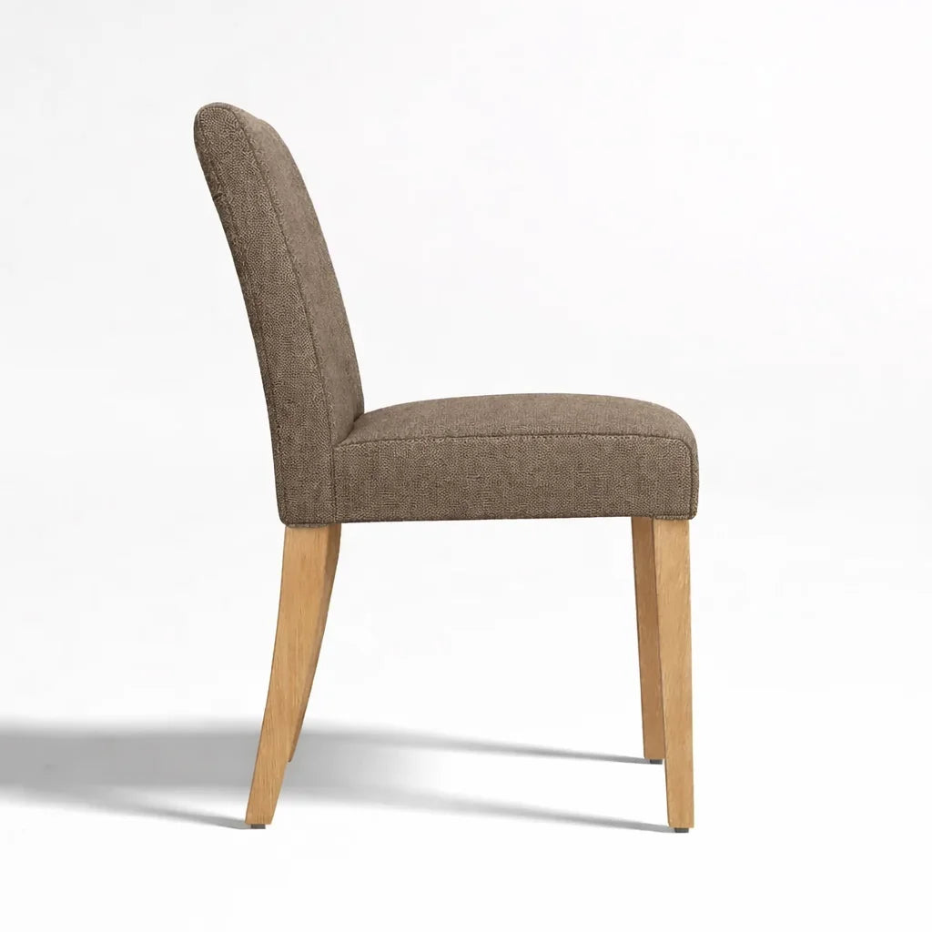 Cama de plataforma tapizada + funda para cabecero | Elara Flax 