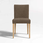 Cama de plataforma tapizada + funda para cabecero | Elara Flax 