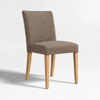 Cama de plataforma tapizada + funda para cabecero | Elara Flax 