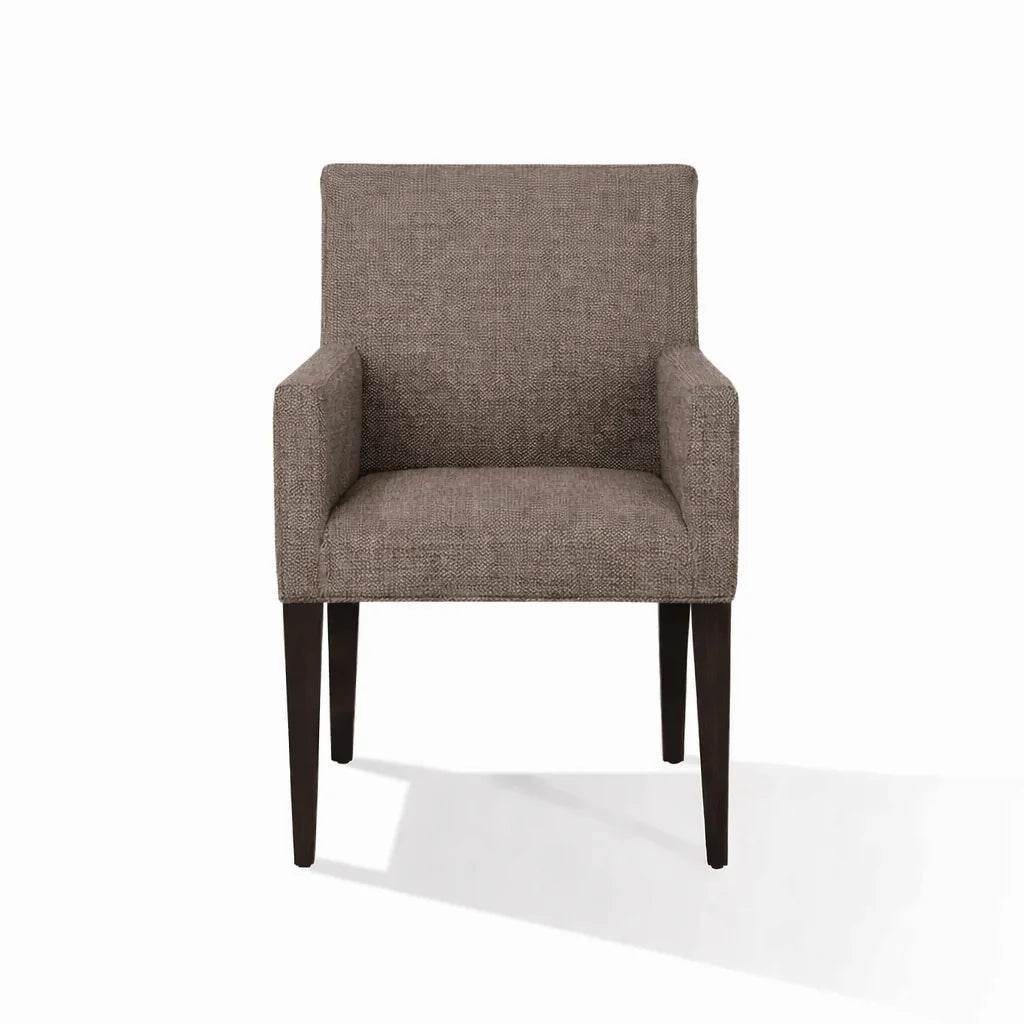 Velour Latte ML 625 - 09 | Snug fit Dining Chair with armrest Slipcover