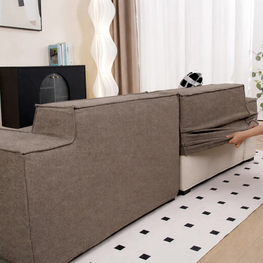 Velour Latte ML 625 - 09 | Sofa Cover