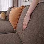 Velour Latte ML 625 - 09 | Sofa Cover