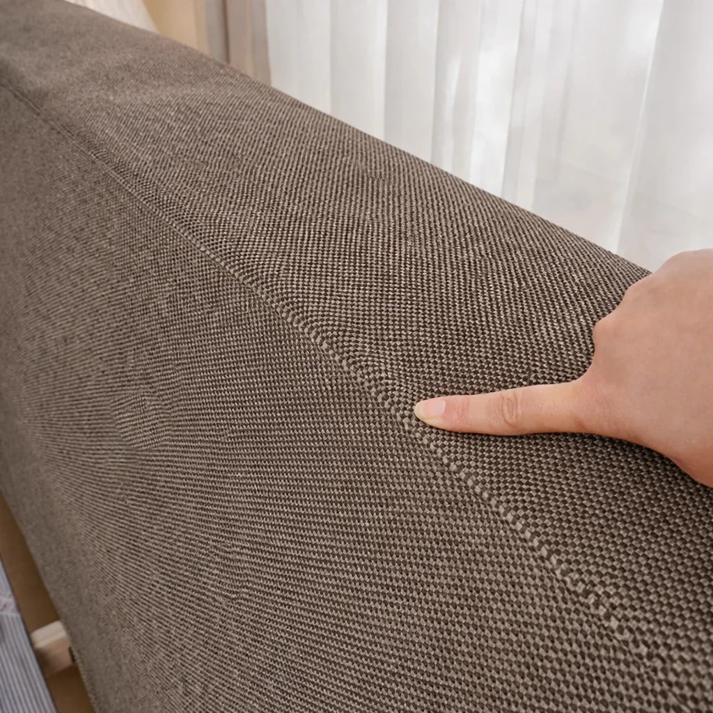 Velour Latte ML 625 - 09 | Bed Frame + Headboard Cover