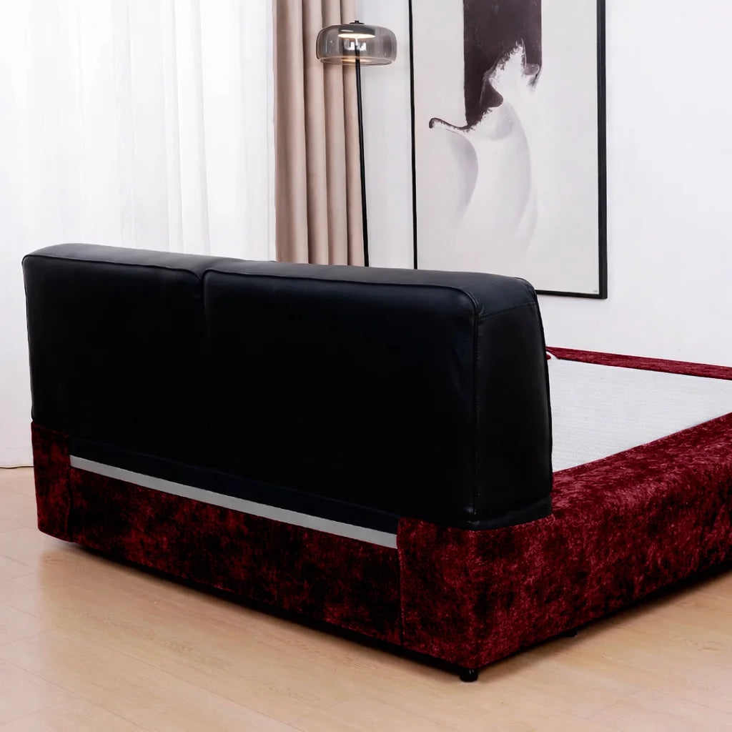 Velvet Merlot WX23006 - 09 | Bed Frame Cover