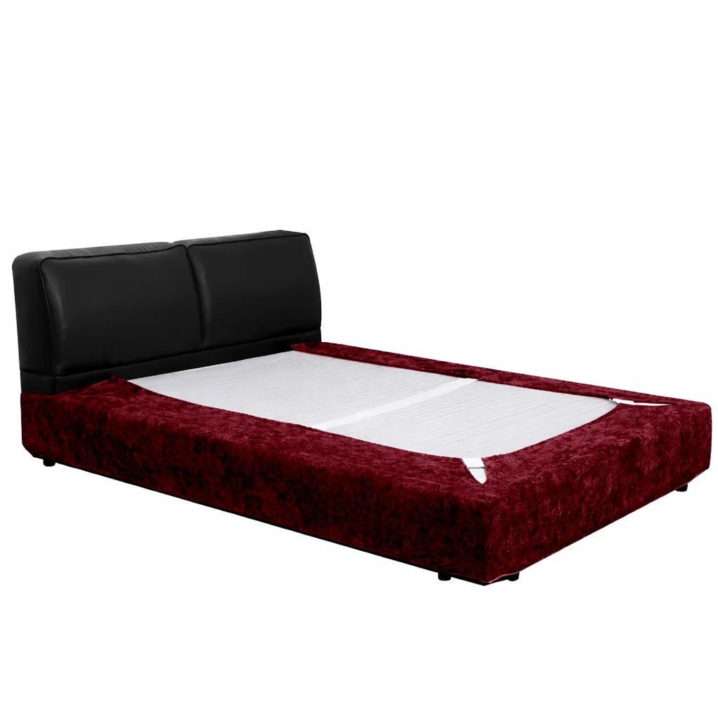 Velvet Merlot WX23006 - 09 | Bed Frame Cover