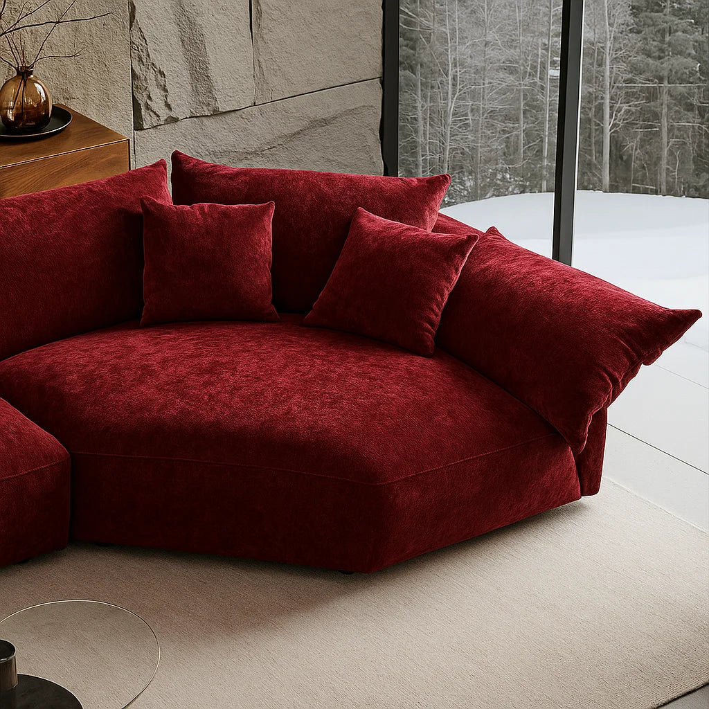 Velvet Merlot WX23006 - 09 | Sofa Slipcover