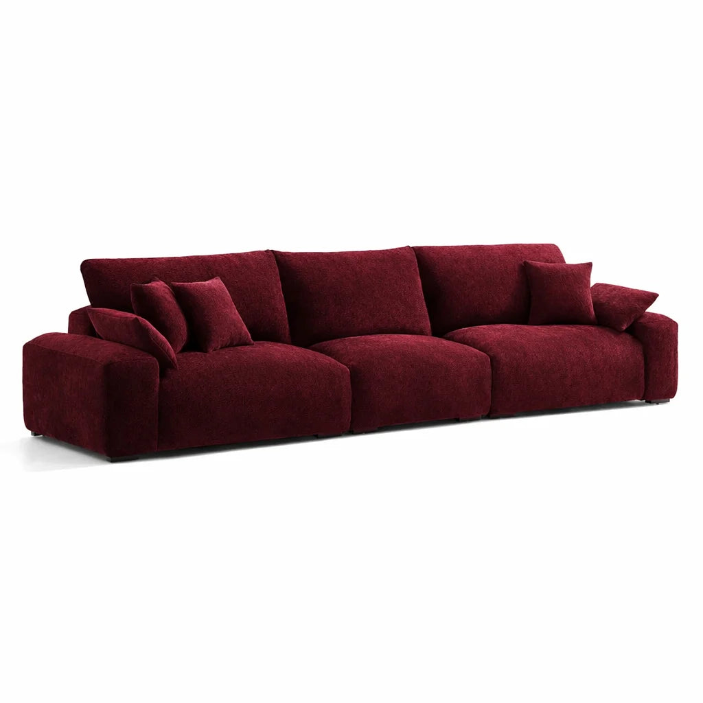 Velvet Merlot WX23006 - 09 | Three Seater Sofa