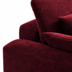 Velvet Merlot WX23006 - 09 | Three Seater Sofa