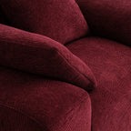 Velvet Merlot WX23006 - 09 | Three Seater Sofa