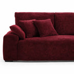 Velvet Merlot WX23006 - 09 | Three Seater Sofa
