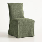 Verdant Avocado WX23006 - 23 | Long-Skirt Dining Chair Slipcover
