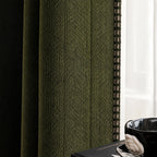 Vintage French Chenille Curtain Fabric