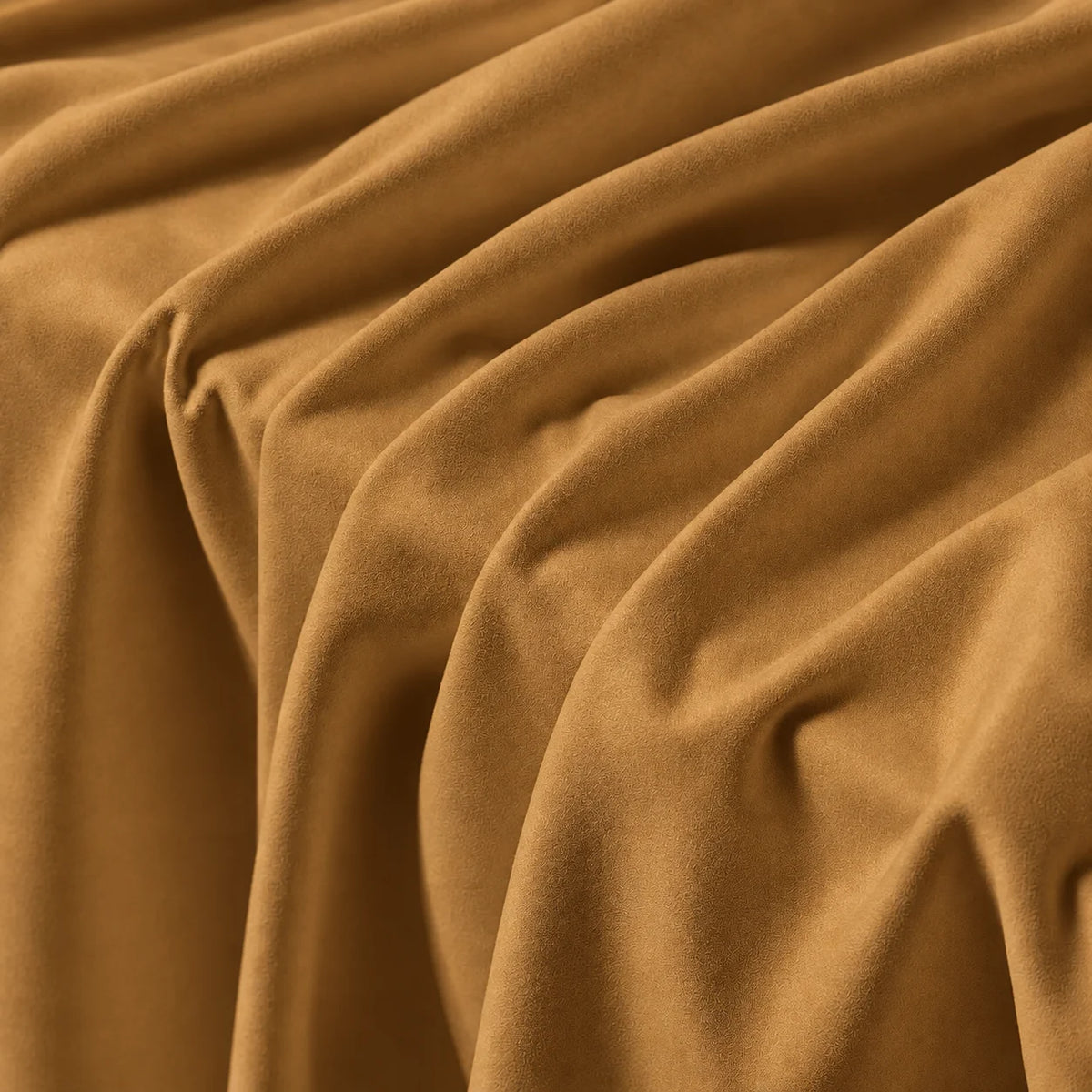 Warm Amber · Stretch-Fit Bed Frame Cover