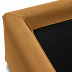 Warm Amber · Stretch-Fit Bed Frame Cover