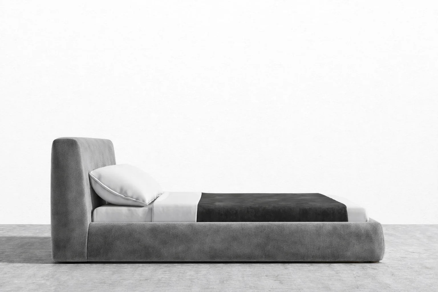 Warm Greystone Luna - 09 | Bed Frame Cover