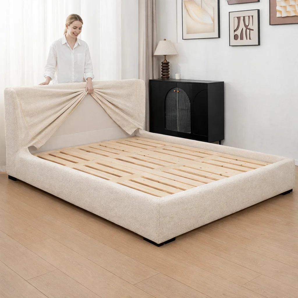 Warm Vanilla WX818 - 02 | Bed Frame Cover