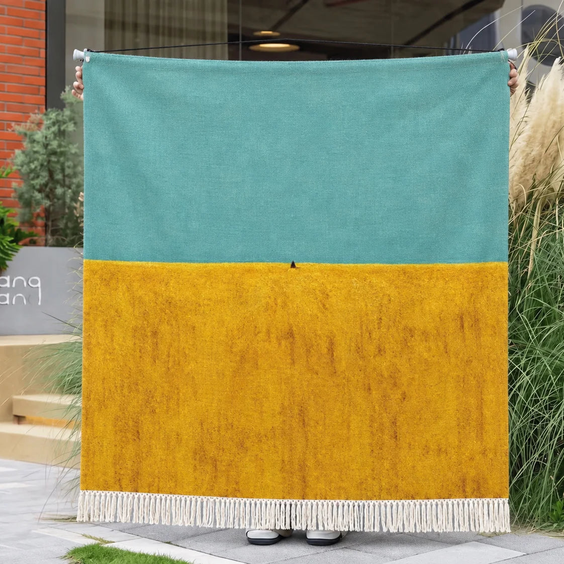 Wheat Fields · Custom Woven Blanket
