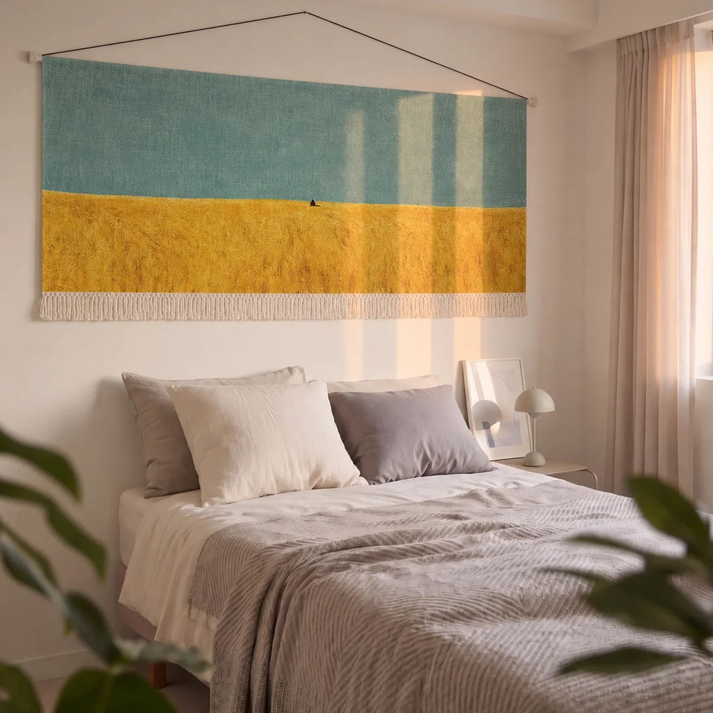Wheat Fields · Custom Woven Blanket