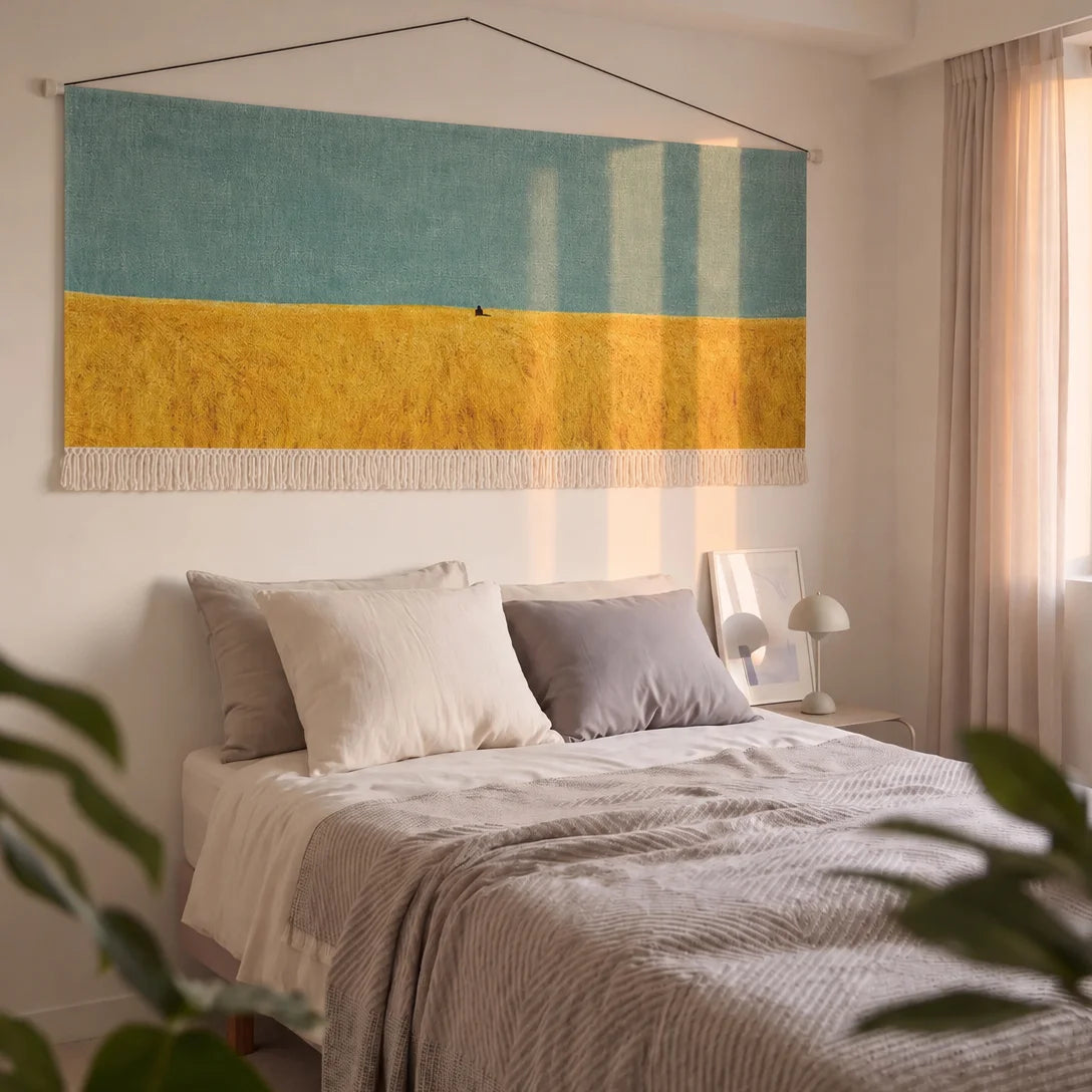 Wheat Fields · Custom Woven Blanket