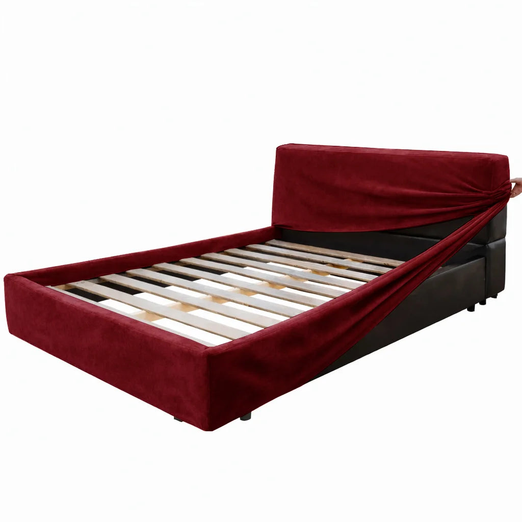 Wine Red WB PBV2042 - 27 | Bed Frame & Headboard Cover