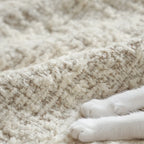 Woven Linen-Texture Stretch-Fit Bed Headboard Cover