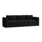 Custom Sofa Slipcover | Sienna Velour - Onyx Noir