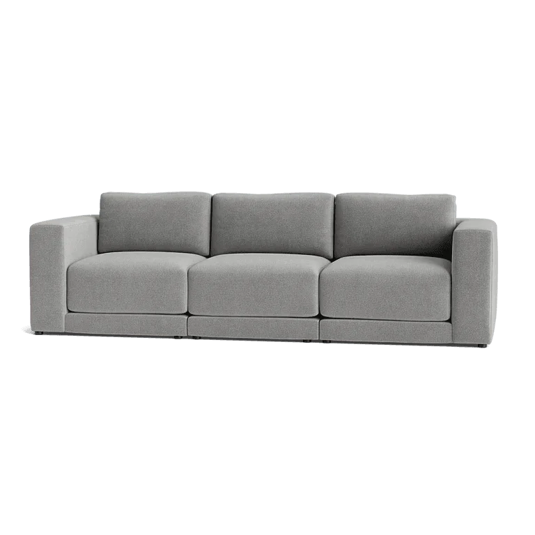 Custom Sofa Slipcover | Sienna Velour - Moonstone Veil