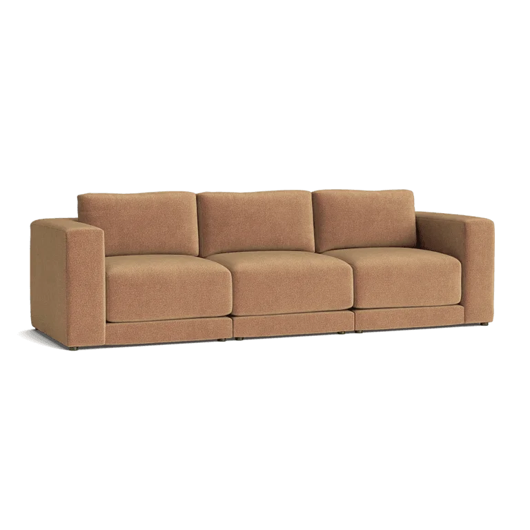Custom Sofa Slipcover | Sienna Velour - Desert Sand
