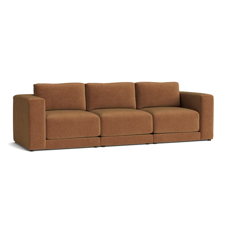 Custom Sofa Slipcover | Sienna Velour - Cocoa Truffle